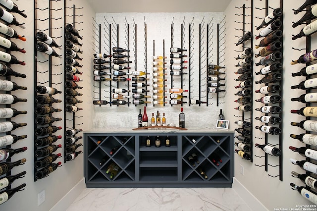 wine cellar with sink