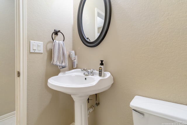 bathroom with toilet