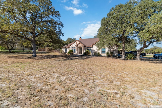 view of front of property