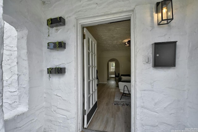 view of exterior entry