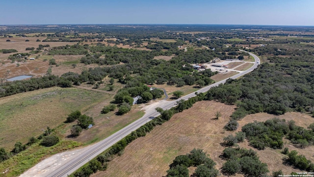 bird's eye view with a rural view