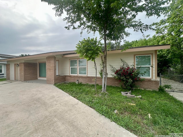 view of ranch-style home