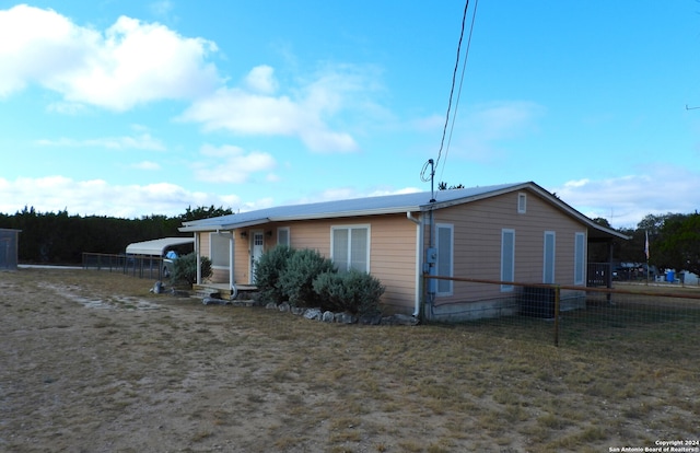 view of rear view of house