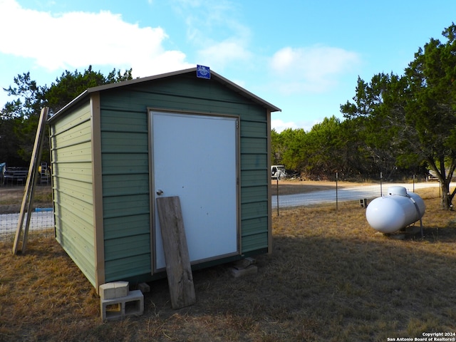 view of outdoor structure