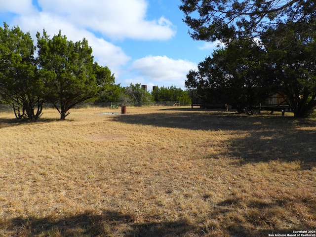 view of yard featuring a rural view