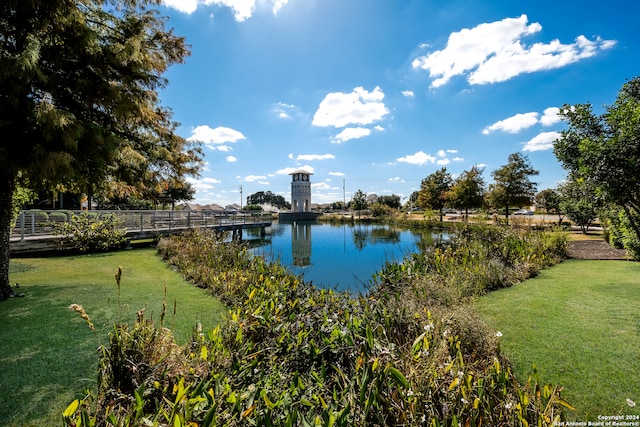 view of water feature