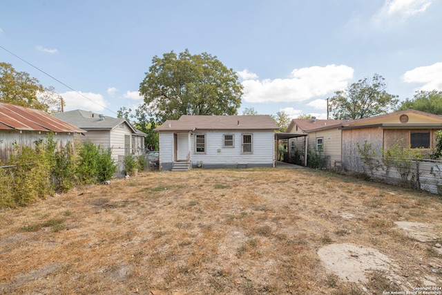 view of rear view of house