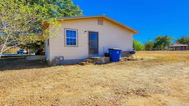 view of rear view of property