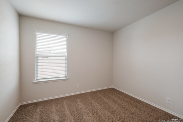 spare room featuring carpet and plenty of natural light