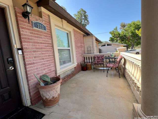 view of patio