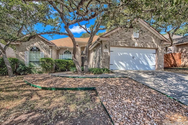 ranch-style house with a garage