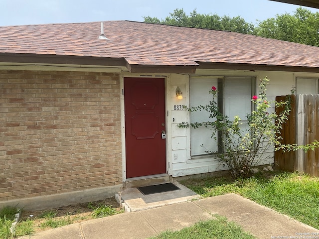 view of entrance to property