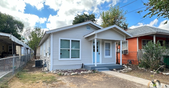 view of bungalow