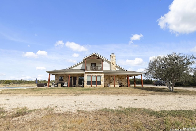 858 Ranch Rd 187, Sabinal, TX 78881 - birds eye view of property with a rural view