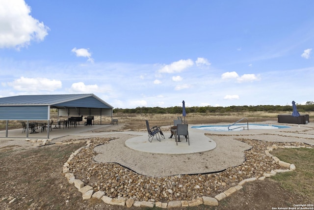 858 Ranch Rd 187, Sabinal, TX 78881 - exterior space featuring an outdoor pool