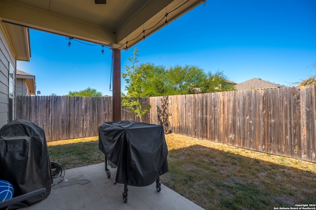 view of patio / terrace with grilling area