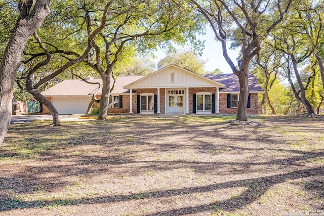 ranch-style house with a garage