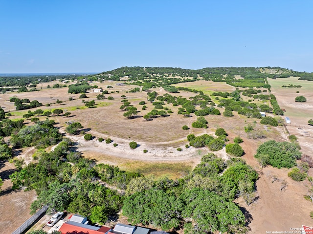 drone / aerial view featuring a rural view