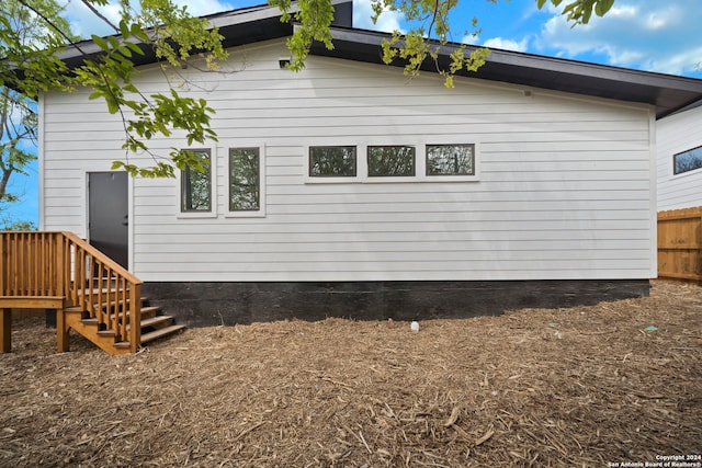 view of rear view of house