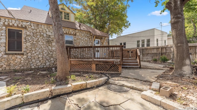 exterior space with a patio area