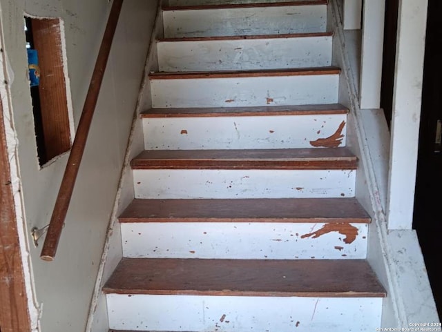 view of stairs