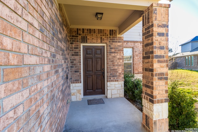 view of entrance to property