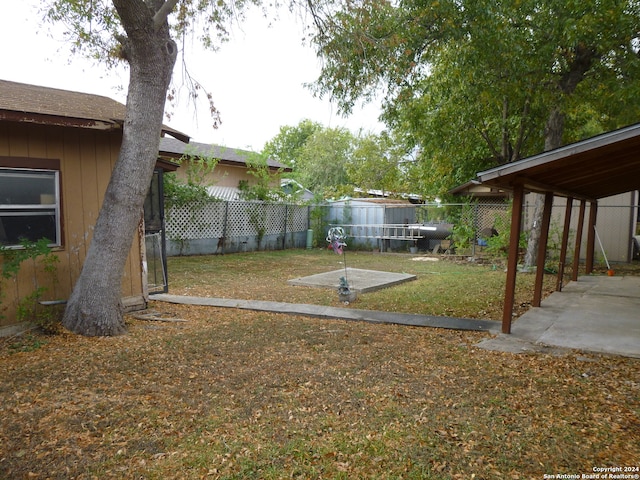 view of yard