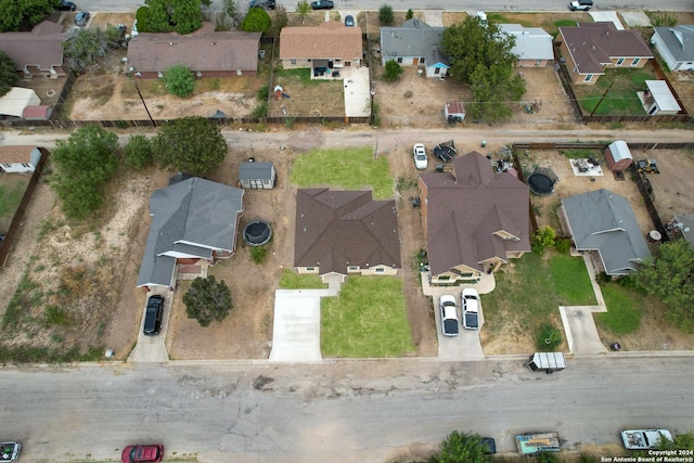 144 W Brazos St, Uvalde, TX 78801 - birds eye view of property with a residential view
