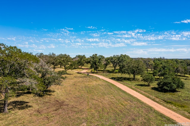 drone / aerial view with a rural view