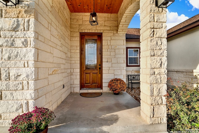 view of property entrance