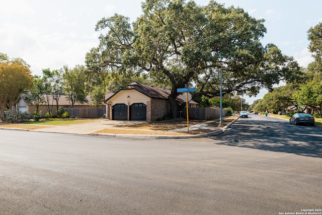 view of road