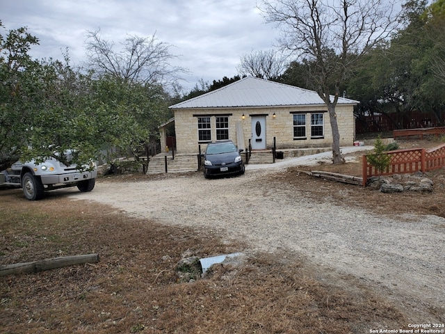 view of bungalow-style home