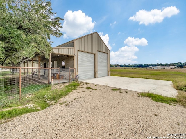 338 Salt Grass Trl, Bandera, TX 78003 - view of detached garage