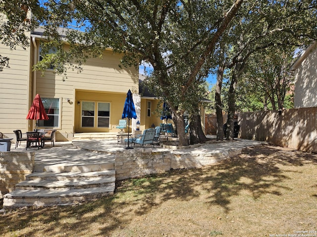 exterior space featuring a patio