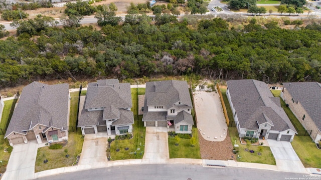 24054 Sidehill Lie, San Antonio, TX 78261 - aerial overview of property's location featuring nearby suburban area