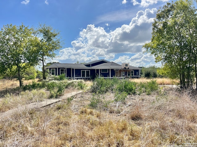 view of back of property