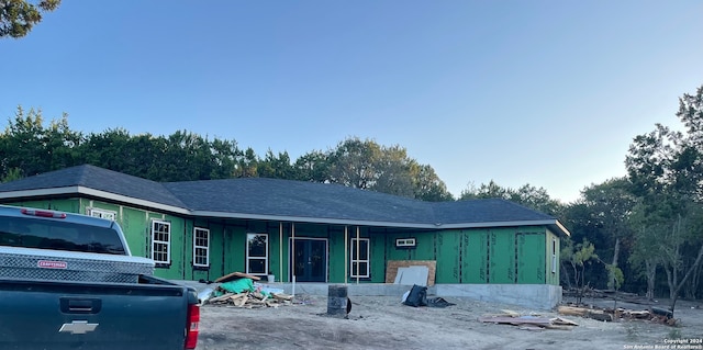 view of front of house featuring covered porch