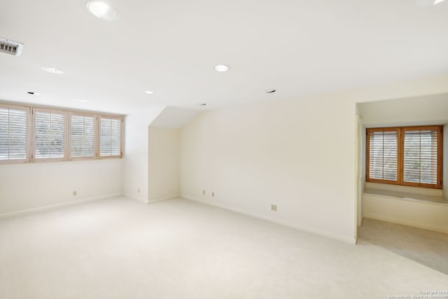 800 Ivy Ln, Terrell Hills, TX 78209 - additional living space featuring plenty of natural light, light carpet, baseboards, and recessed lighting