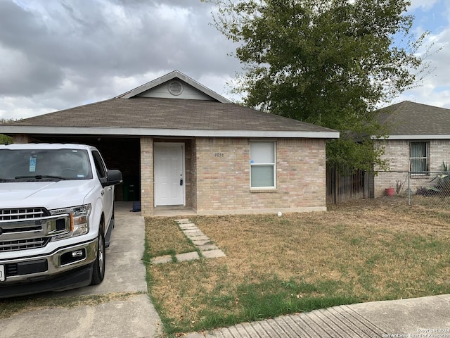 9058 Boston Hbr, San Antonio, TX 78242 - ranch-style house with brick siding and roof with shingles