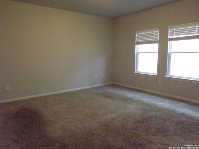 empty room featuring carpet floors