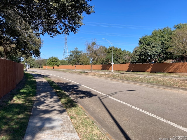 view of street