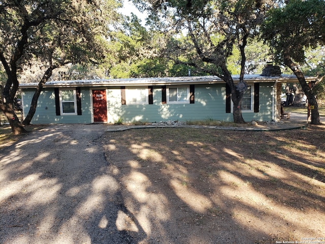 view of ranch-style house