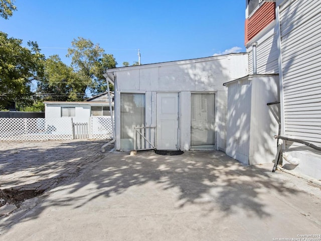 view of outbuilding