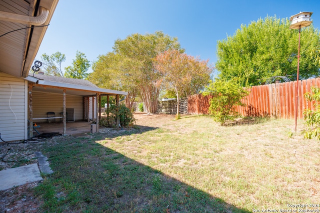 view of yard