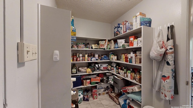 view of pantry