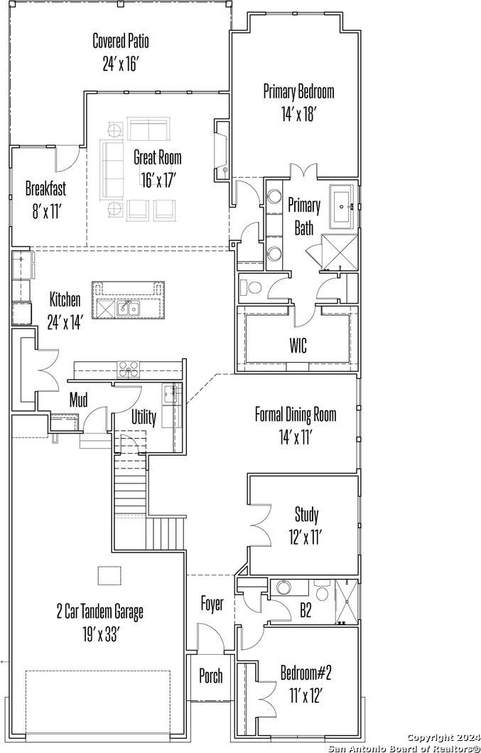 3016 Ashby Park, Bulverde, TX 78163 - home floor plan