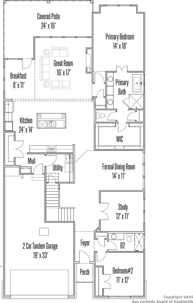 3016 Ashby Park, Bulverde, TX 78163 - home floor plan