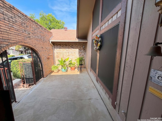 view of patio