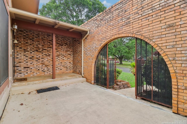 exterior space with a patio area