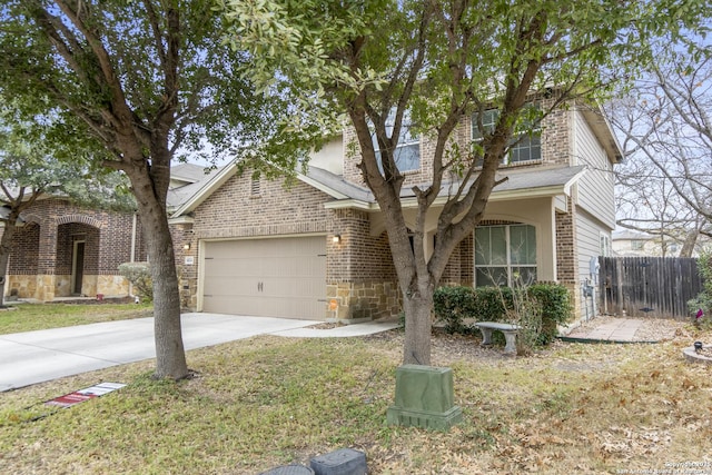 view of front of property with a front lawn